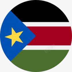 苏丹南苏丹图标高清图片