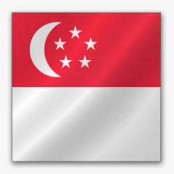 新加坡亚洲旗帜素材
