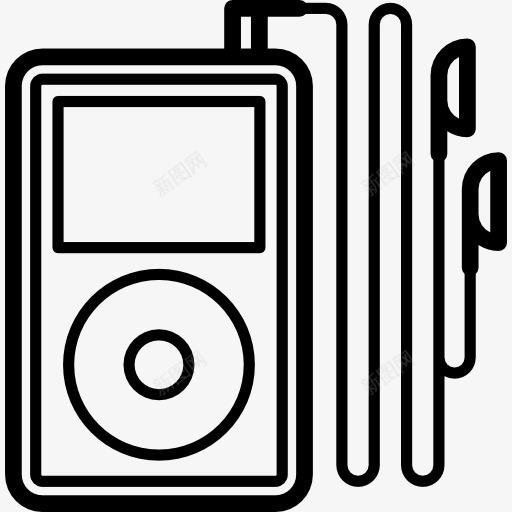 音乐播放器图标png_新图网 https://ixintu.com MP3 便携式音乐播放器 多媒体 技术 数码 电子