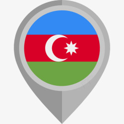 阿塞拜疆阿塞拜疆图标高清图片