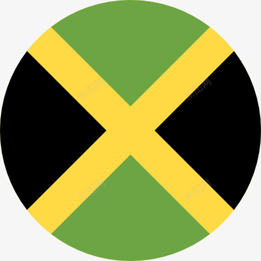 牙买加图标png_新图网 https://ixintu.com 世界 国家 旗帜 民族 牙买加