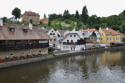 捷克共和国克朗捷克CK童话小镇高清图片