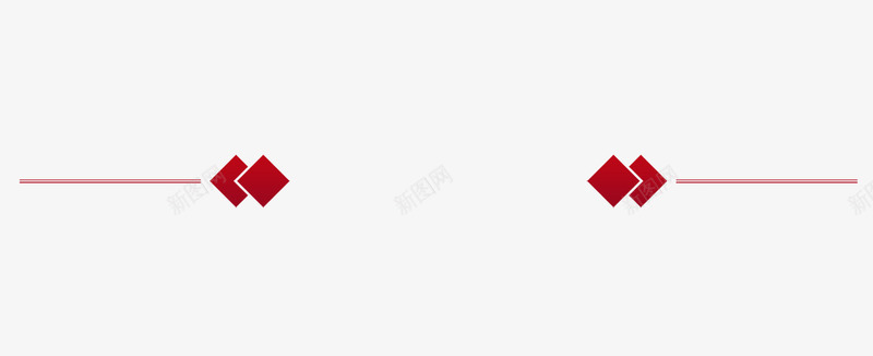 红色简约正方形线条分栏线png免抠素材_新图网 https://ixintu.com 免抠PNG 分栏线 正方形 简约 红色 线条