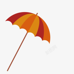 美丽雨伞卡通手绘美丽的雨伞高清图片