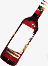 红酒瓶子地产海报装饰png免抠素材_新图网 https://ixintu.com 地产 海报 瓶子 红酒 装饰