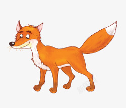 橘黄色狐狸一只可爱的小狐狸高清图片