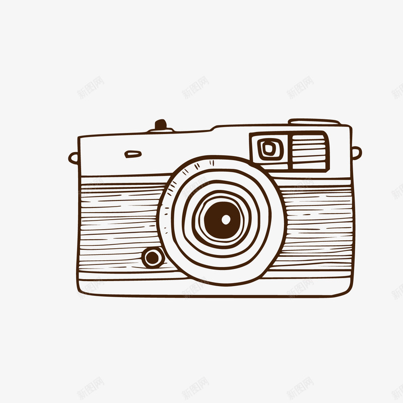 复古卡通数码相机png免抠素材_新图网 https://ixintu.com 卡通 复古相机 手绘相机 数码相机 背景装饰
