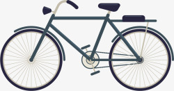经典款式自行车矢量图素材