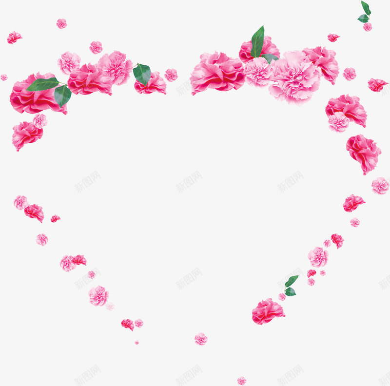 粉色手绘母亲节花朵造型png免抠素材_新图网 https://ixintu.com 母亲节 粉色 花朵 造型