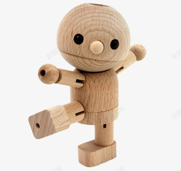木头做的小人png免抠素材_新图网 https://ixintu.com 实物 小人 手工 木头