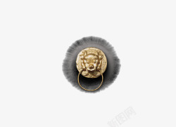 狮子门鼻中国风装饰门鼻高清图片