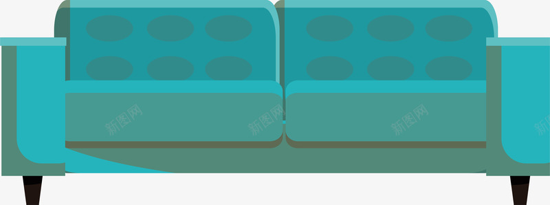 绿色卡通沙发矢量图ai免抠素材_新图网 https://ixintu.com 卡通沙发 布艺沙发 欧式沙发 现代沙发 简约沙发 美式沙发 矢量图