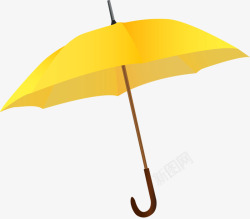 黄色的雨伞素材