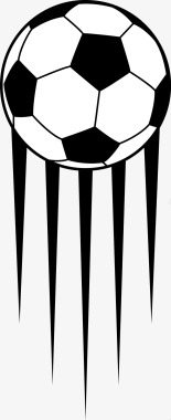 卡通手绘黑色足球图图标图标