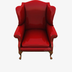 王位红色质感座椅高清图片