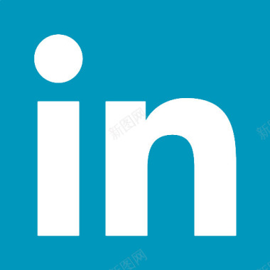LinkedIn简单的社会媒体图标图标