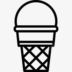 育肥冰淇淋图标高清图片