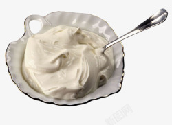坛子中的奶油搅拌中的奶油高清图片