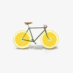 自行车车座黄色自行车高清图片