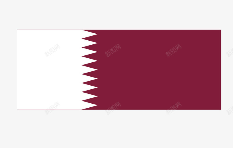 卡塔尔国旗矢量图eps免抠素材_新图网 https://ixintu.com 国旗 矢量国旗 矢量旗帜 矢量图