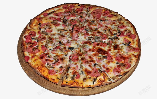 比萨饼png免抠素材_新图网 https://ixintu.com 切成块的披萨 快餐 披萨 美味 西餐 诱人
