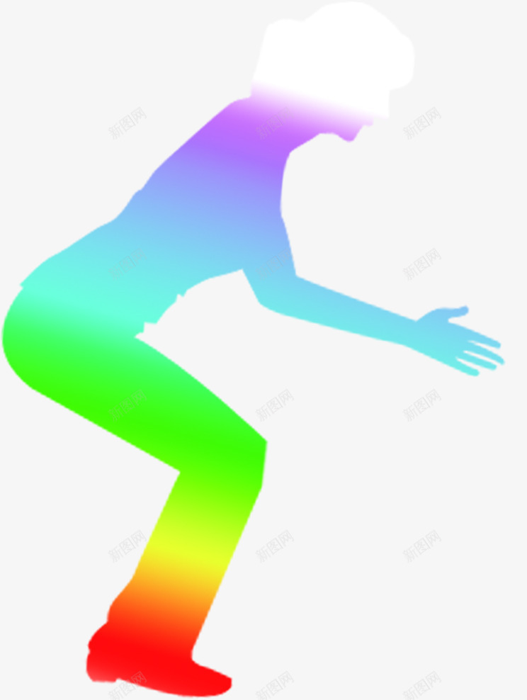彩色创意手绘人物造型png免抠素材_新图网 https://ixintu.com 人物 创意 彩色 造型