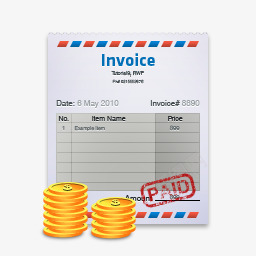 发票钱商业偶像图标png_新图网 https://ixintu.com Invoice money 发票 钱