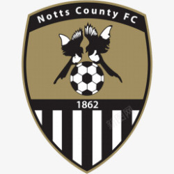 Notts诺茨郡县英国足球俱乐部图标高清图片