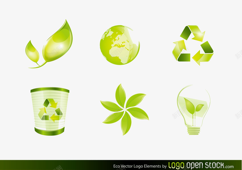 绿色环保合集png免抠素材_新图网 https://ixintu.com 宣传 环保 绿色 设计