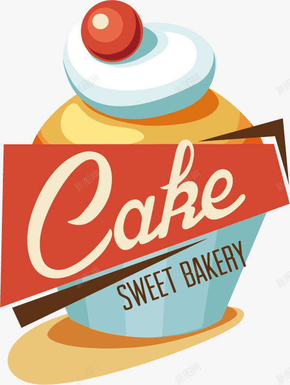 简约大气的烘焙蛋糕图标png_新图网 https://ixintu.com 商业 奶油蛋糕 手绘烘培 水果糕点 烘焙商标 烘焙蛋糕 甜点 简约