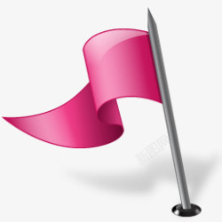 摇旗PNG粉红色的手摇旗图标高清图片