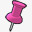 粉红色的图钉地图googlemappinicons图标png_新图网 https://ixintu.com maps pink pushpin 图钉 地图 粉红色的