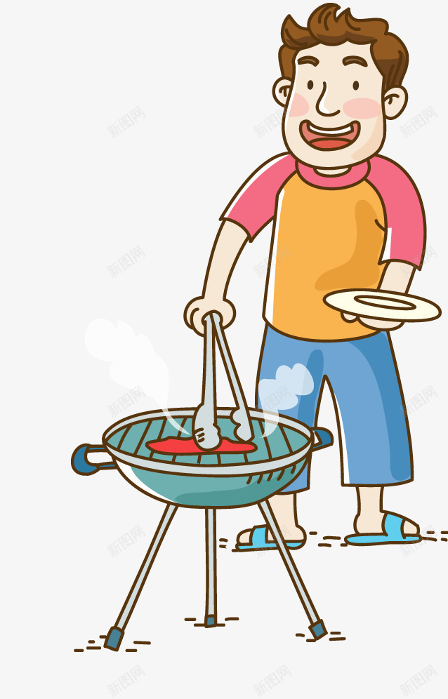 人物png免抠素材_新图网 https://ixintu.com 人物 动漫 卡通 烧烤 美食