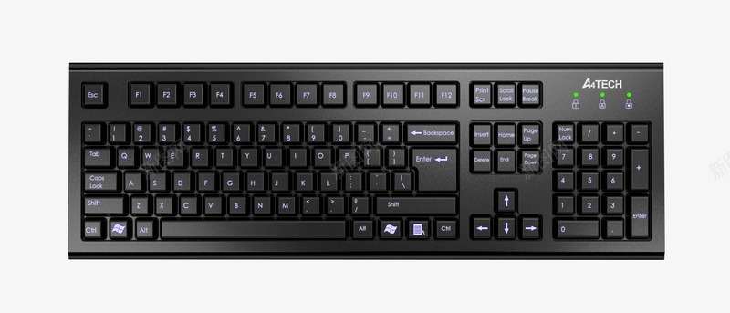 a4tech黑色键盘png免抠素材_新图网 https://ixintu.com a4tech 产品实物 数码科技 键盘 黑色