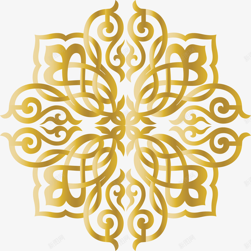 方形纸花矢量图ai免抠素材_新图网 https://ixintu.com 手绘 立体纸花 纸花 纸花纹 纸花边 设计 金色纸花 矢量图