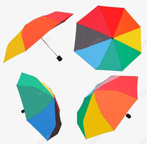 彩色折叠伞png免抠素材_新图网 https://ixintu.com 伞布 彩色 折叠伞 雨伞