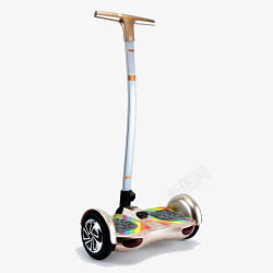 灰色踏板女式彩色智能电动两轮平衡车高清图片