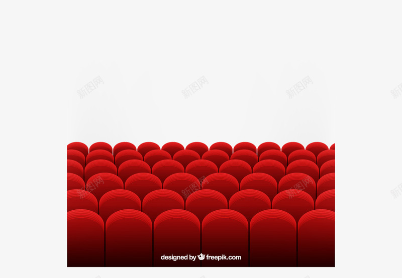电影院红色沙发png免抠素材_新图网 https://ixintu.com 整齐沙发 沙发 电影院 红色 观影厅