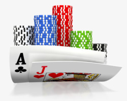 筹码赌博扑克牌素材