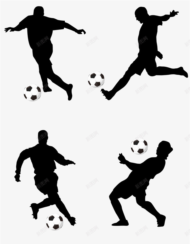 足球运动元素矢量图图标eps_新图网 https://ixintu.com 足球 足球运动元素 运动 矢量图