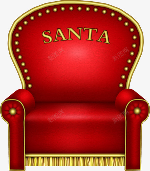 卡通红色沙发单人座椅png免抠素材_新图网 https://ixintu.com 卡通手绘 沙发 王座 红色座椅