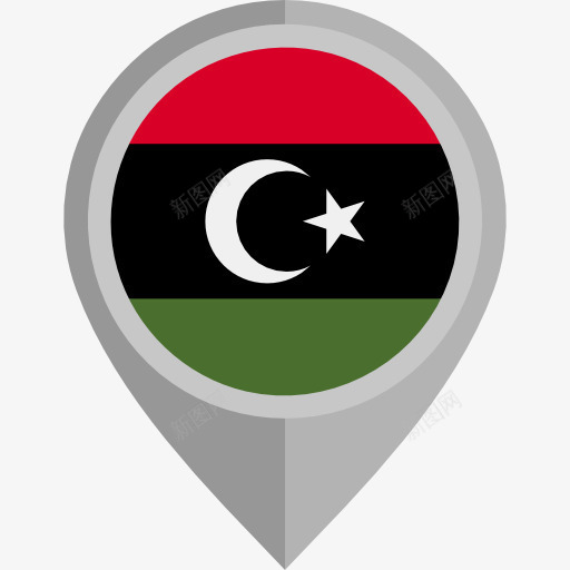 利比亚图标png_新图网 https://ixintu.com 利比亚 占位符 国家 旗 旗帜 民族