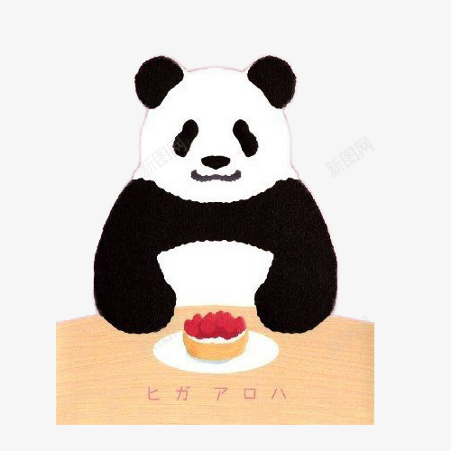 可爱熊猫坐姿表情png免抠素材_新图网 https://ixintu.com 乖巧 动画片 可爱 吃东西 吃甜点 吃蛋糕 坐姿 熊猫 熊猫表情包