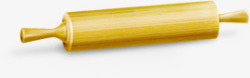 黄色擀面杖擀面杖高清图片