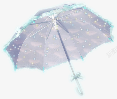 卡通白色小雨伞png免抠素材_新图网 https://ixintu.com 卡通手绘 小花伞 小雨伞 白色
