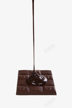 几何格子巧克力浆素材