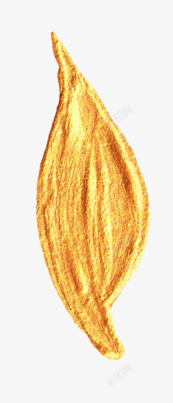 金色植物叶子素材