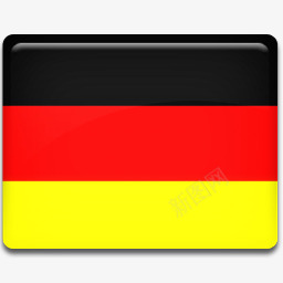 国旗德国最后的旗帜图标图标