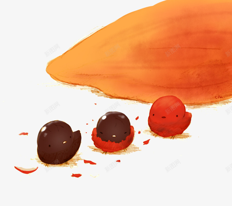 小鸡崽png免抠素材_新图网 https://ixintu.com 卡通 可爱 小鸡崽 手绘 甜点 萌 蛋糕 面包 食品 食品海报插画 食物