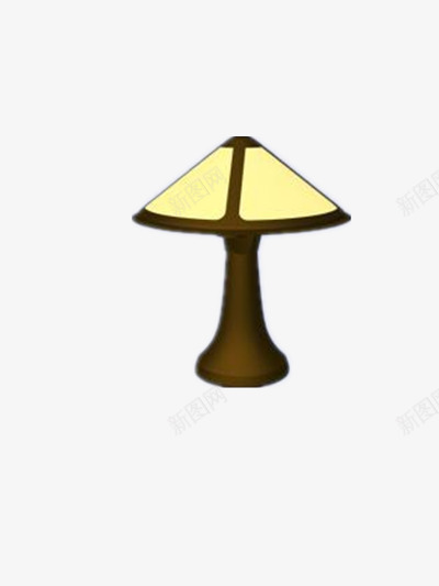 手绘台灯png免抠素材_新图网 https://ixintu.com 床头台灯 照明 百货家电 蘑菇造型